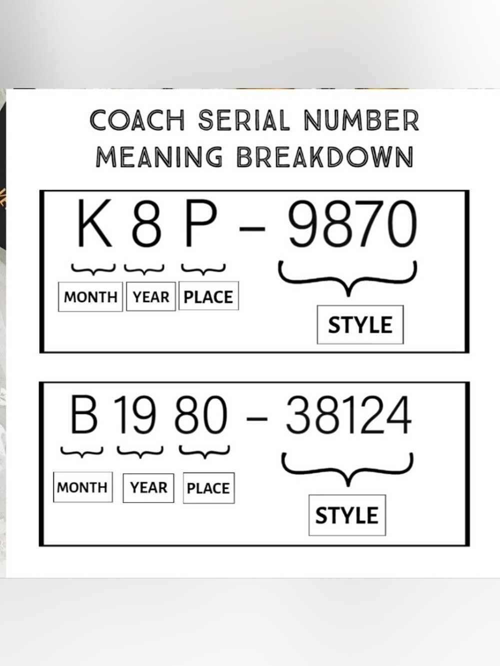 🛑 MUST READ: How to Spot a Fake Coach Bag Guide 🛑 - Picture 7 of 16